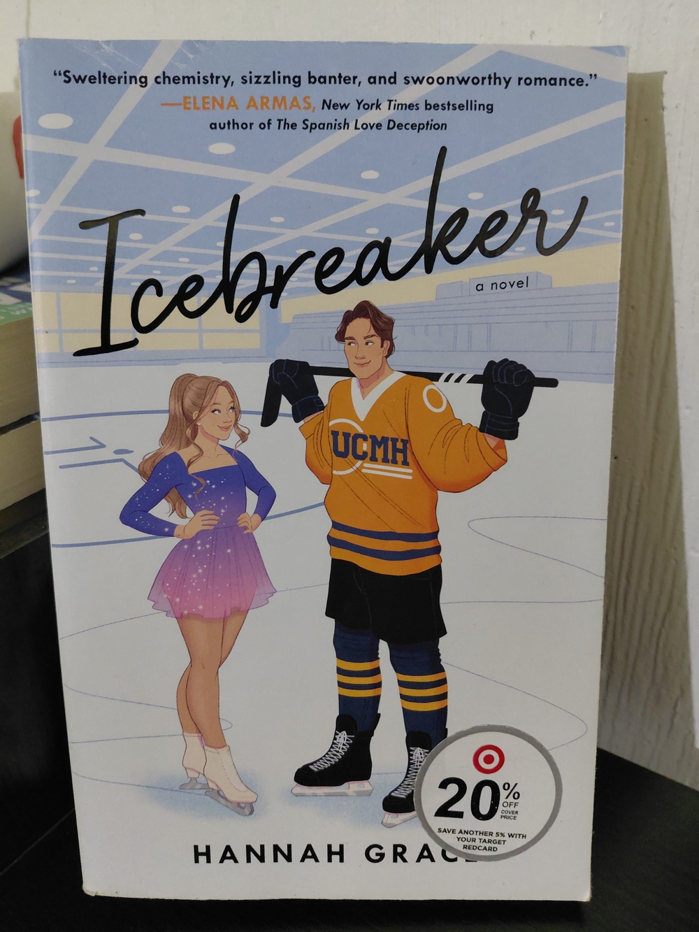Icebreaker by Hannah Grace - Illustrated Romance Novel (Blue, Yellow, Pink)